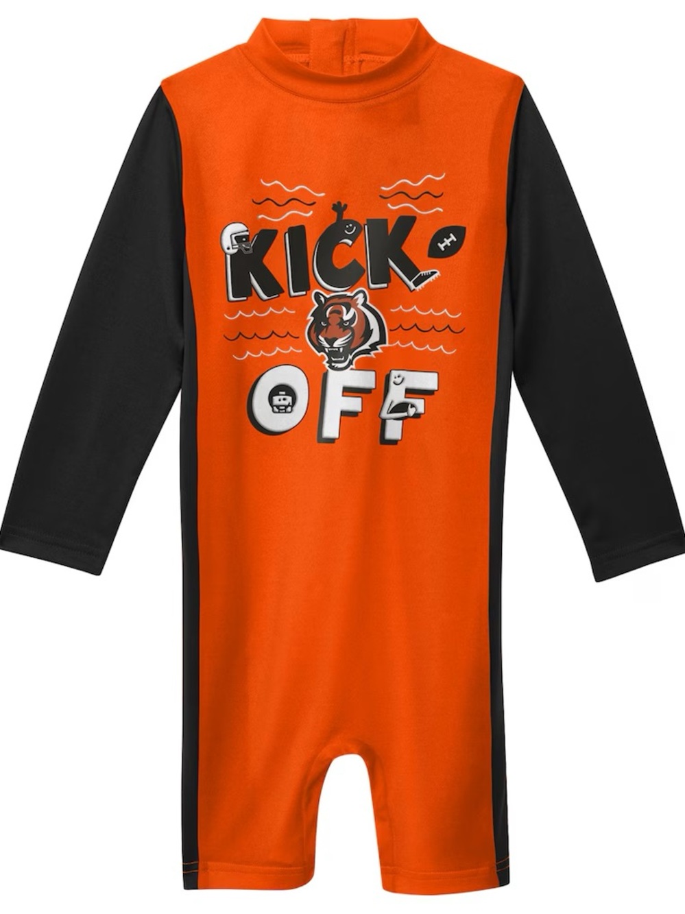 NWT NFL Cincinnati Bengals Toddler Wave Runner Wet Suit
